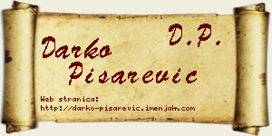 Darko Pisarević vizit kartica
